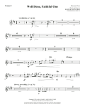 Well Done, Faithful One - Bb Trumpet 1