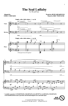 The Seal Lullaby (arr. Emily Crocker) 