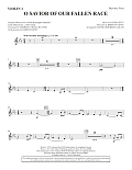 O Savior Of Our Fallen Race (arr. David Angerman) - Violin 1