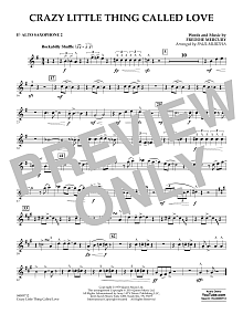 Crazy Little Thing Called Love (arr. Paul Murtha) - Eb Alto Saxophone 2 