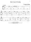 Here I Am To Worship (arr. Glenda Austin)