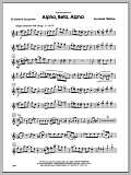 Alpha, Beta, Alpha - Baritone Sax