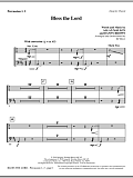 Bless The Lord - Percussion 1 & 2