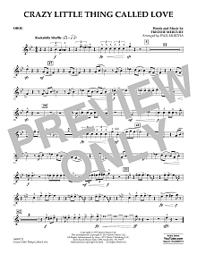 Crazy Little Thing Called Love (arr. Paul Murtha) - Oboe 