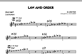 Law And Order - Eb Solo Sheet