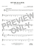 Set Me as a Seal (arr. Robert C. Cameron) - Bb Bass Clarinet