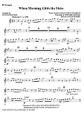 When Morning Gilds The Skies - Trumpet