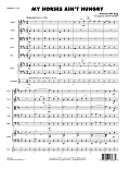 My Horses Ain't Hungry - Full Score