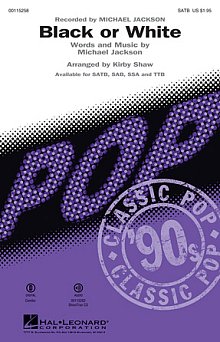 Black Or White (arr. Kirby Shaw) 