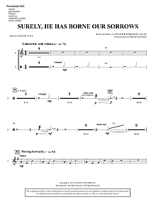 Surely, He Has Borne Our Sorrows - Percussion 1 & 2 