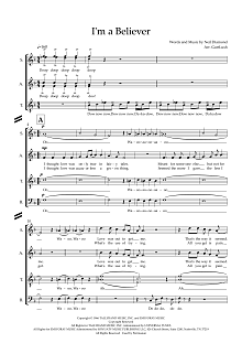 I'm A Believer (arr. Sam Burns) 
