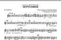 September (arr. Paul Murtha) - Bb Clarinet 2