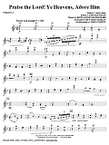 Praise The Lord! Ye Heavens, Adore Him - Violin 1, 2