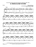A Thousand Years - Piano