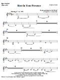 Here In Your Presence - Bass Clarinet (Tuba sub)