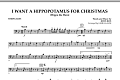 I Want A Hippopotamus For Christmas - Bass