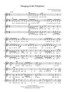 Hanging On The Telephone (arr. Alison Crutchley) 