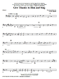 Give Thanks To Him And Sing - Cello