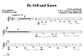 Be Still And Know - Cello