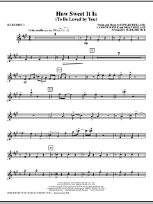 How Sweet It Is (To Be Loved By You) - Bb Trumpet 1 