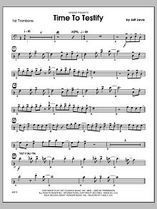 Time To Testify - Trombone 1 