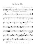 Carol Of The Bells (arr. Patrick Roulet)