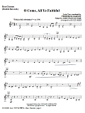 O Come, All Ye Faithful - Bass Clarinet (sub Bass)