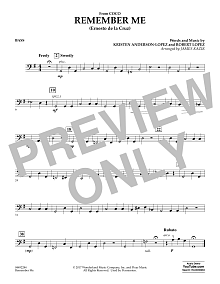 Remember Me (from Coco) (arr. James Kazik) - Bass 