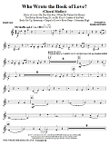Who Wrote The Book Of Love? (Choral Medley) - Baritone Sax