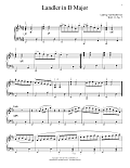 Landler In D Major, WoO 11, No. 7