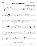 Have You Not Known? - Oboe