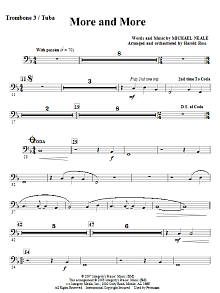 More And More - Trombone 3/Tuba 
