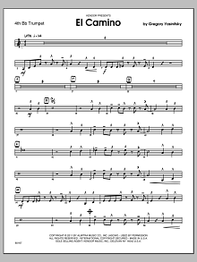 El Camino - 4th Bb Trumpet 