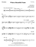 What a Beautiful Name (arr. Joseph M. Martin) - Percussion
