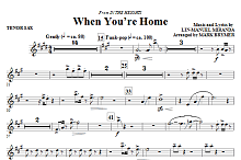 When You're Home (from In The Heights) - Tenor Saxophone 
