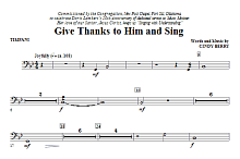 Give Thanks To Him And Sing - Timpani 
