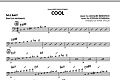Cool (from West Side Story) - Bass Clef Solo Sheet