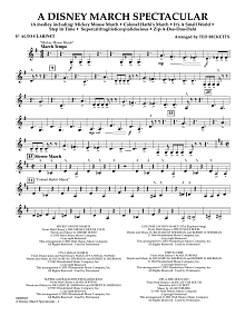 A Disney March Spectacular - Eb Alto Clarinet 