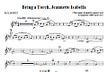Bring a Torch, Jeanette Isabella - Bb Clarinet 1