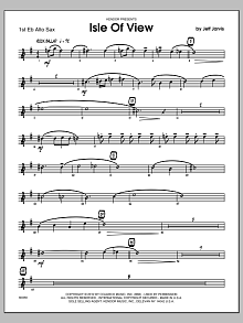 Isle Of View - 1st Eb Alto Saxophone 