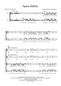 Space Oddity (arr. Tim Allen) - Choral Score