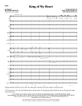 King of My Heart (arr. Heather Sorenson) - Full Score