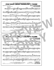 Star Wars (Main Theme)/Rey's Theme (from Star Wars: The Force Awakens) - Baritone B.C. (Opt. Tbn. 2) 