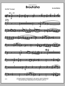 Brouhaha - 3rd Bb Trumpet 