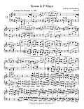 Piano Sonata No. 22 In F Major, Op. 54
