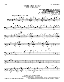 There Shall a Star (arr. John Leavitt) - Cello 