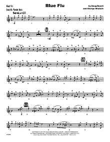 Blue Flu - 2nd Bb Tenor Saxophone 