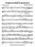 Ye Banks and Braes o' Bonnie Doon - Eb Baritone Saxophone