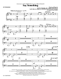Say Something (feat. Chris Stapleton) (arr. Mac Huff) - Synthesizer