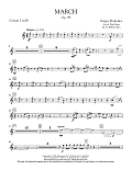 March, Op. 99 - Bb Cornet 2